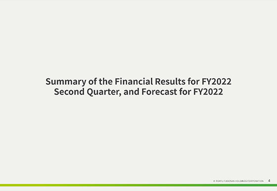 Financial Highlights FY2022 Second Quarter (First Six Months) Ended ...