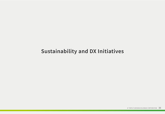 Sustainability and DX Initiatives