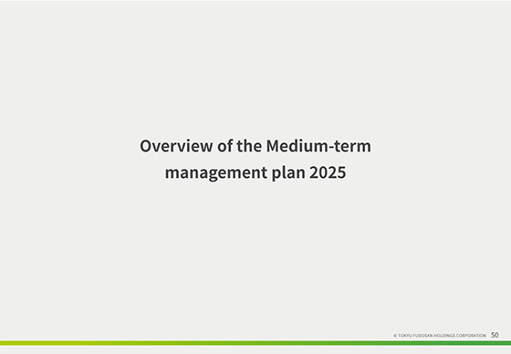 Overview of the Medium-term management plan 2025