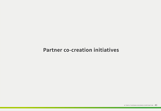 Partner co-creation initiatives