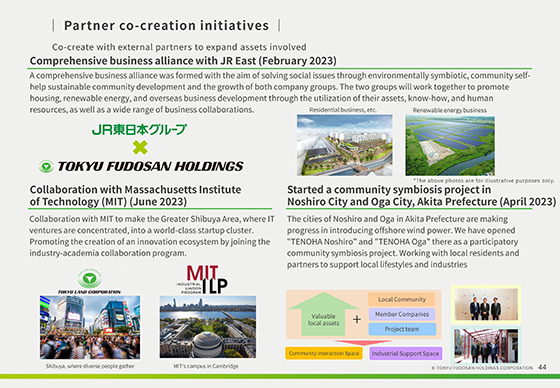 Partner co-creation initiatives