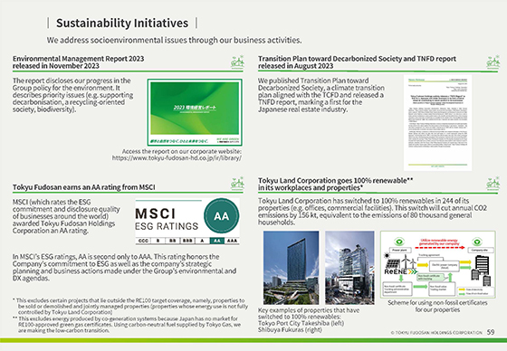 Sustainability Initiatives